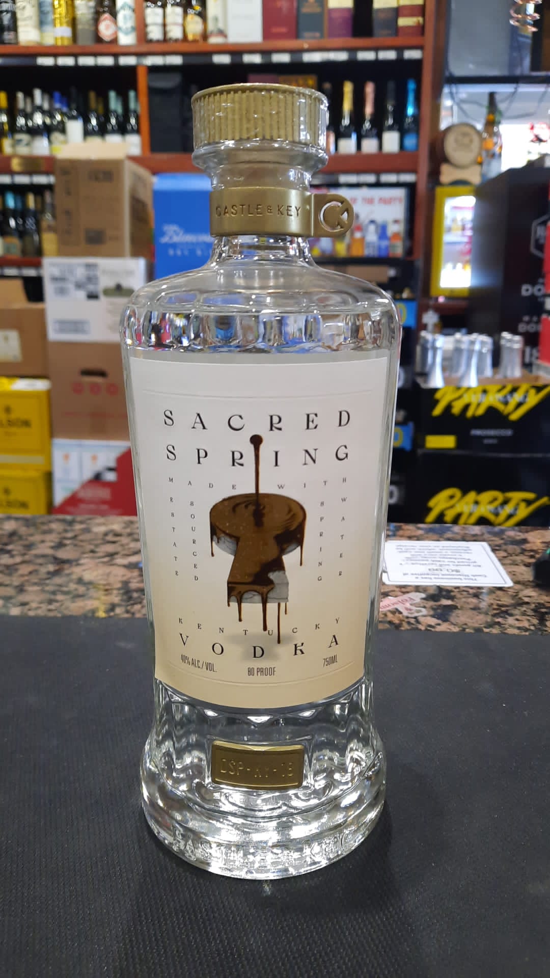 Castle & Key Sacred Spring Straight Vodka