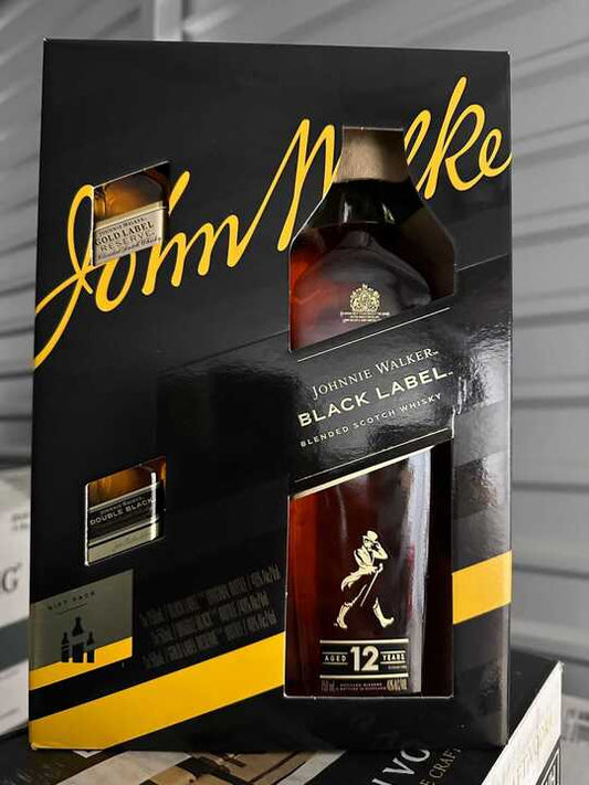 Johnnie Walker Black Label 12 Year Old Gift Pack