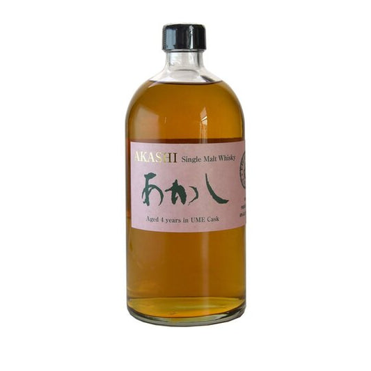 Akashi White Oak Ume Cask 4 Year Old Single Malt Whisky 750ml