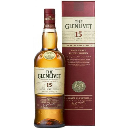 Glenlivet 15 Year Old French Oak Reserve Single Malt Scotch Whisky 750ml