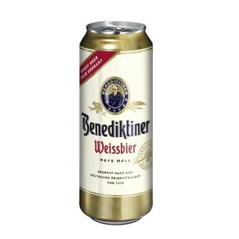 BENEDIKTINER WEISSBIER 4 PACK CANS