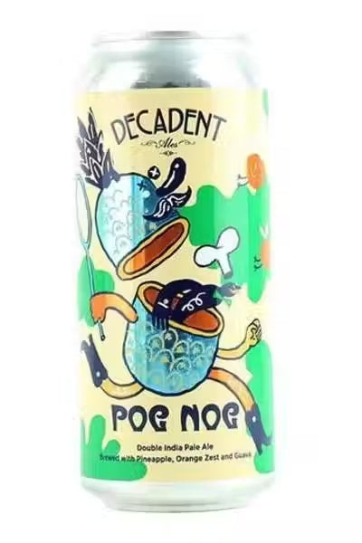 Decadent Ales Pog Nog Double India Pale Ale Beer Can 4-Pack