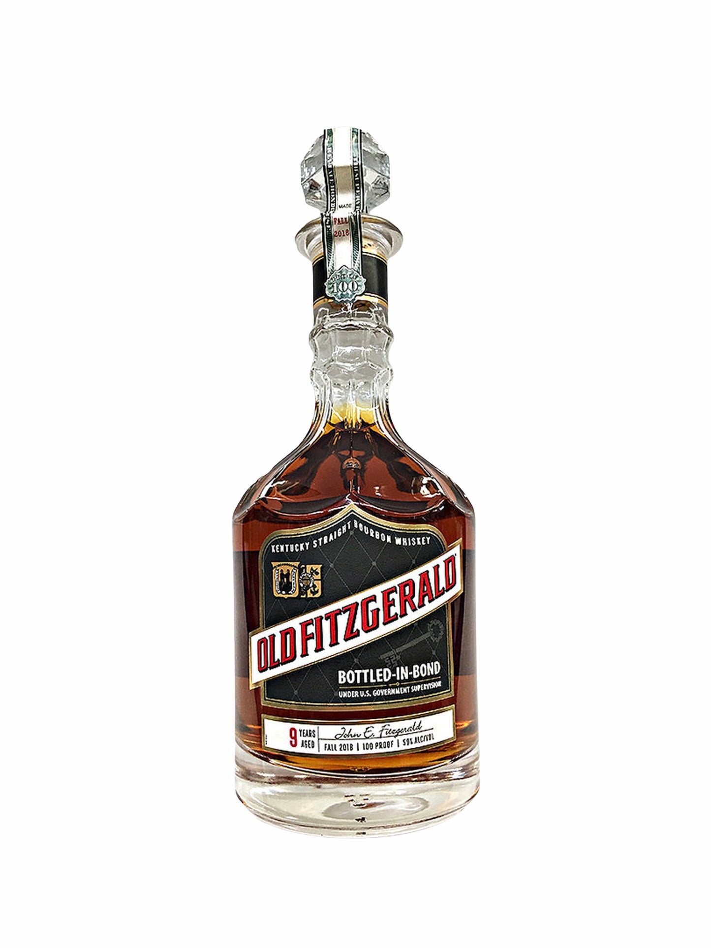Old Fitzgerald Bottled in Bond 9 Year Old Kentucky Straight Bourbon Whiskey 750ml