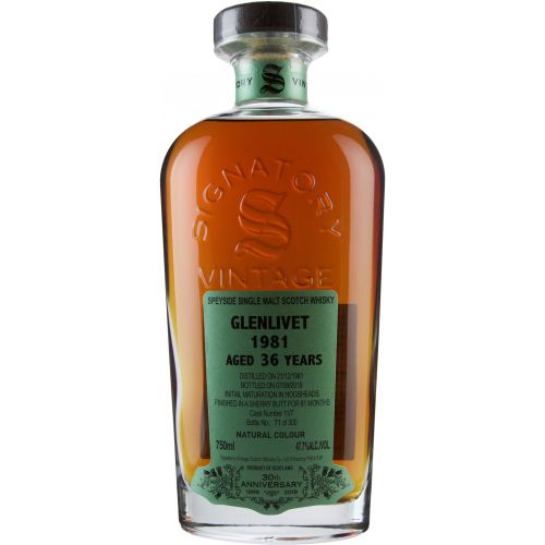 THE GLENLIVET 36 YEARS OLD 750 ML