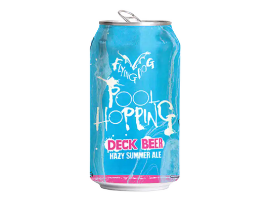 Flying Dog Brewery Pool Hopping Hazy Summer Ale Beer 6-Pack Bottles
