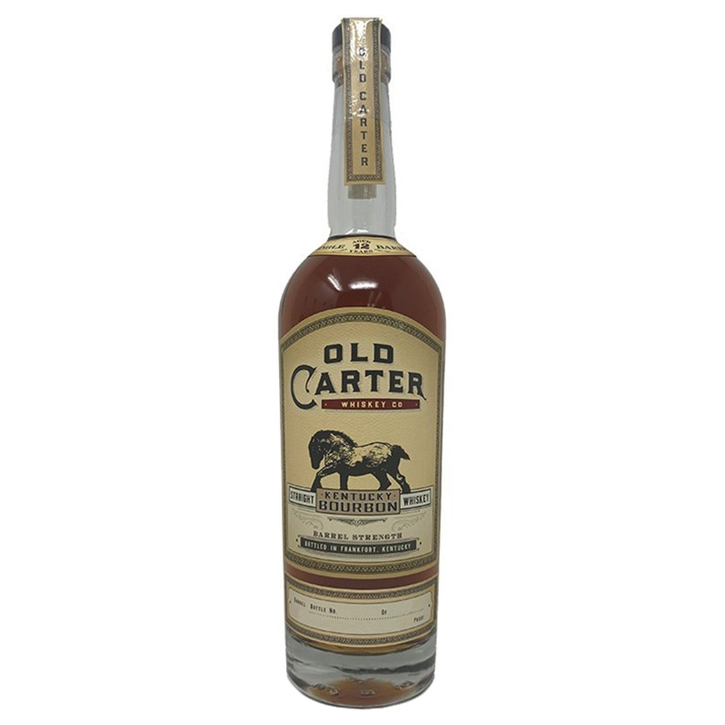 Old Carter Straight Kentucky Bourbon Whiskey Small Barrel Aged 13 Years Barrel 53 117.4 Proof 750ml