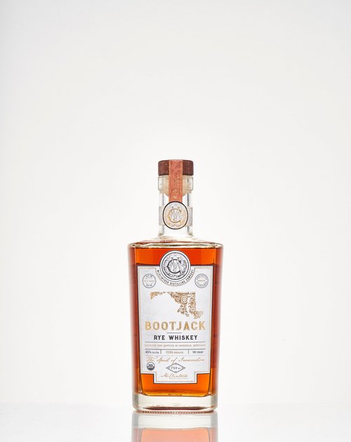 MC CLINTOCK DISTILLING COMPANY BOOTJACK RYE WHISKEY 750 ML