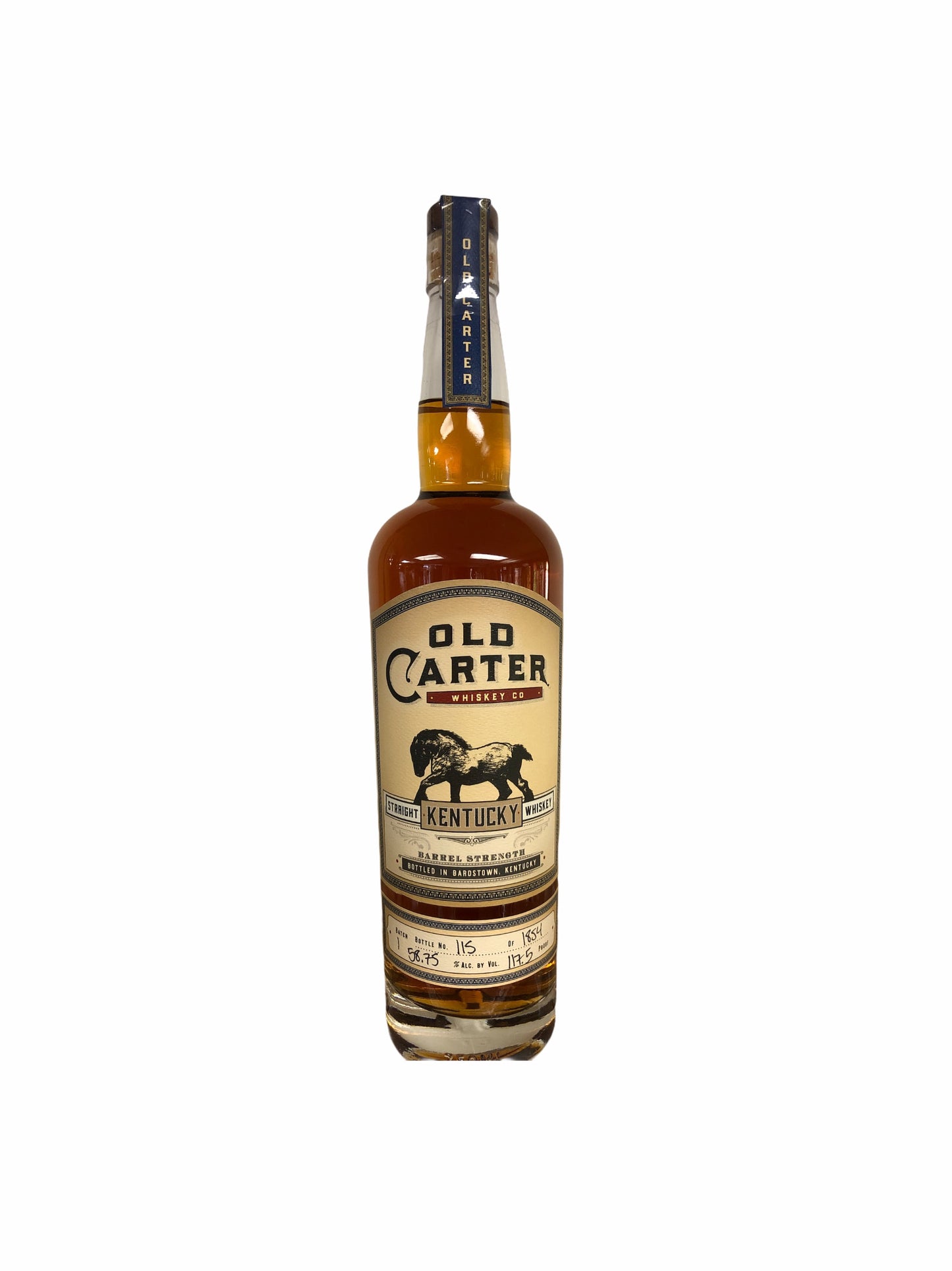 OLD CARTER SMALL BATCH 13 YEAR AMERICAN WHISKEY 750 ML