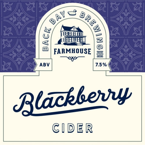 BACK BAY'S FARMHOUSE BLACKBERRY HARD CIDER 6 PACK CANS