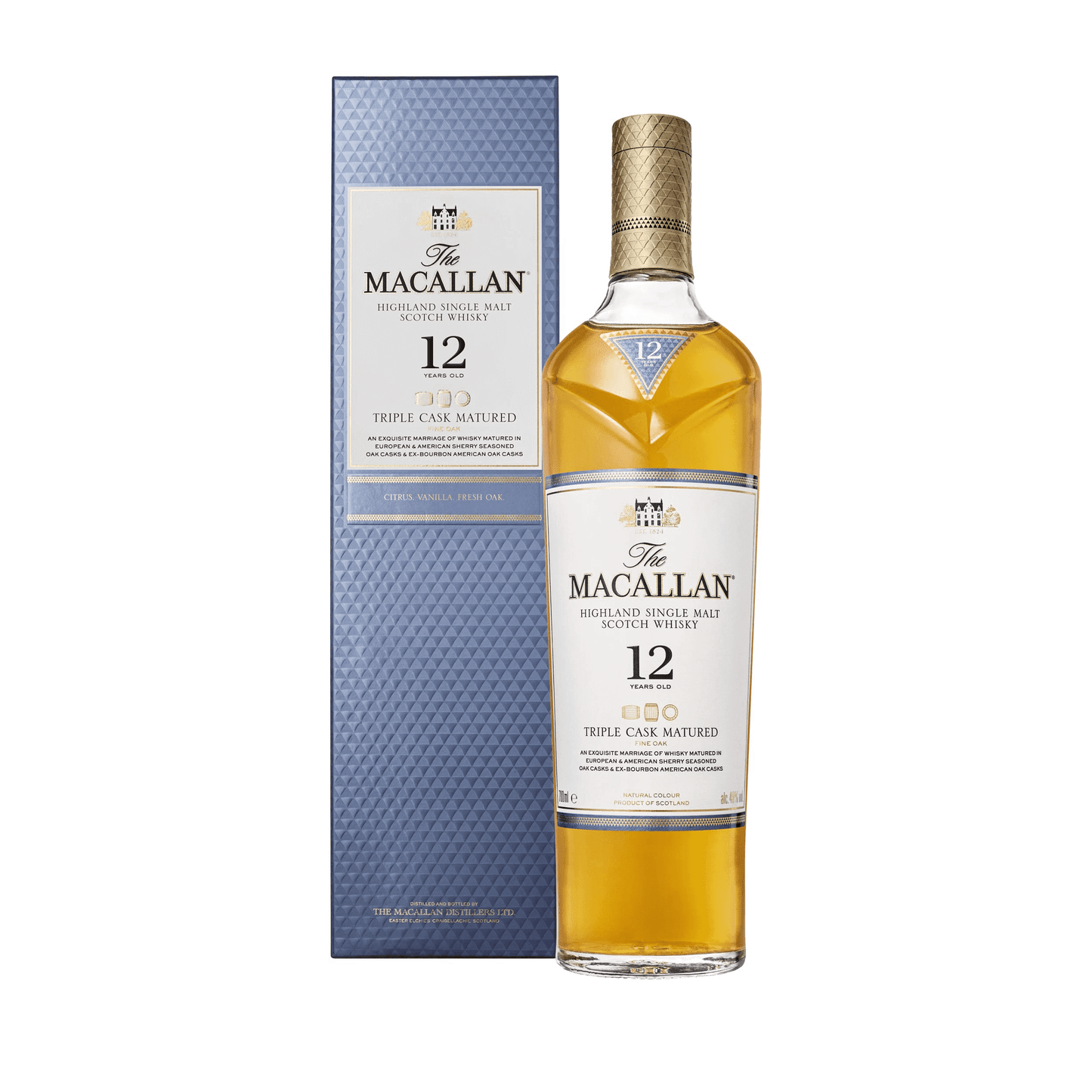 Macallan Triple Cask Matured 12 Year Old Single Malt Scotch Whisky 750ml