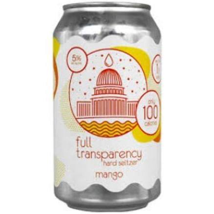 DC BRAU FULL TRANSPARENCY HARD SELTZER 12 PACK CANS