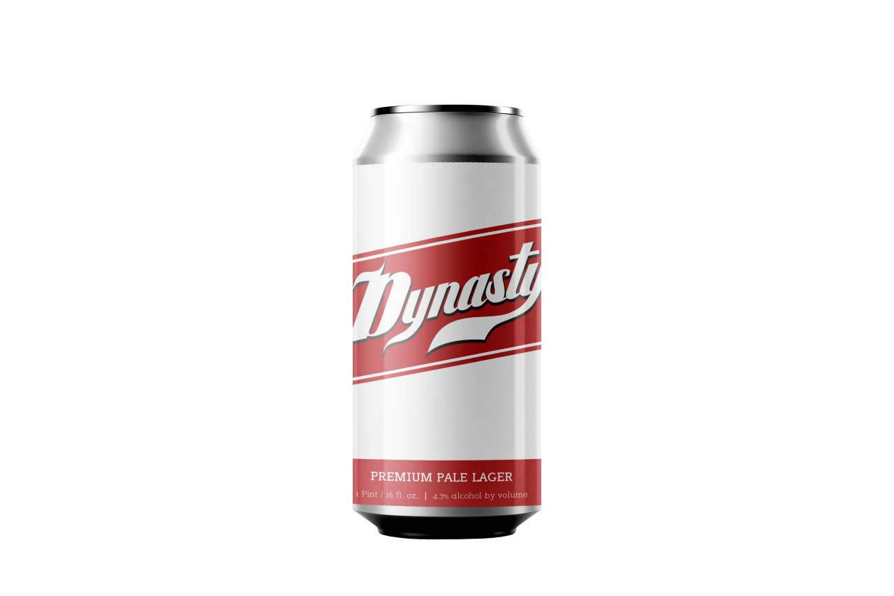 Dynasty Brewing Company Premium Pale Lager Beer Can 4-Pack