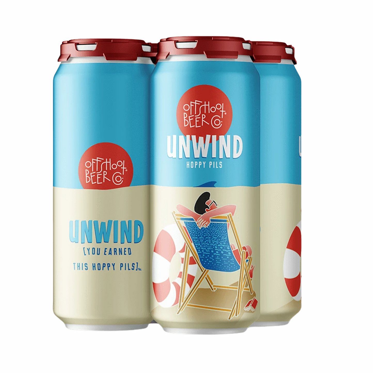 OFFSHOOT BEER CO UNWIND 4 PACK CANS
