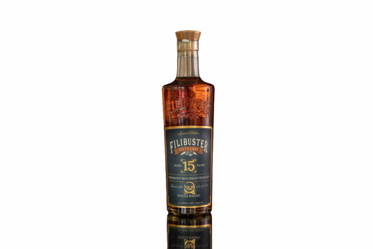 Filibuster Single Barrel Special Edition 15 Year Old Straight Bourbon Whiskey 750ml