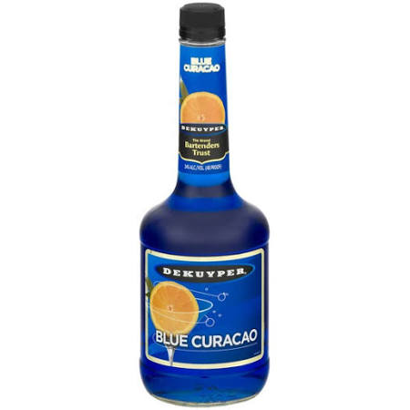 DEKUYPER BLUE CURACAO 1 LTR