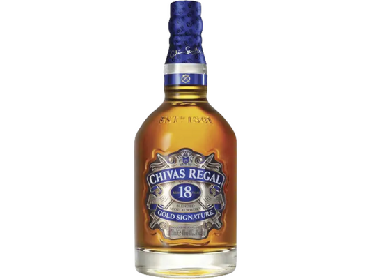Chivas Regal Gold Signature 18 Year Old Blended Scotch Whisky 1Lt