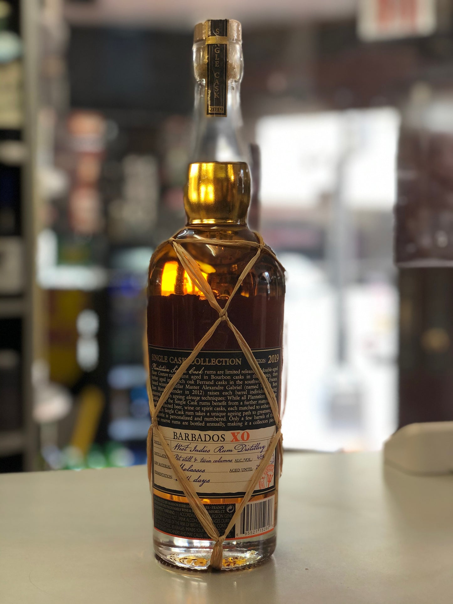 PLANTATION SINGLE CASK RUM BARBADOS XO 750 ML