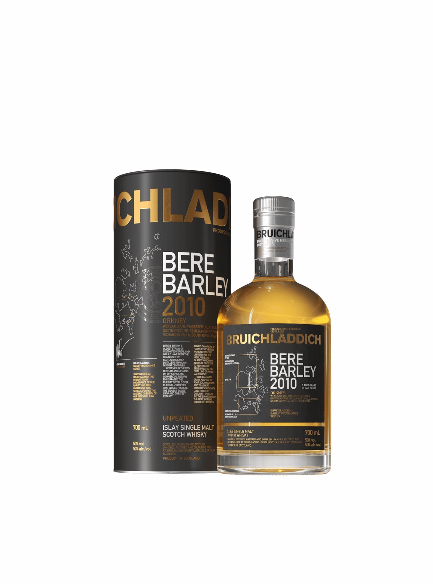 BRUICHLADDICH BARE BARLEY 2010 750 ML