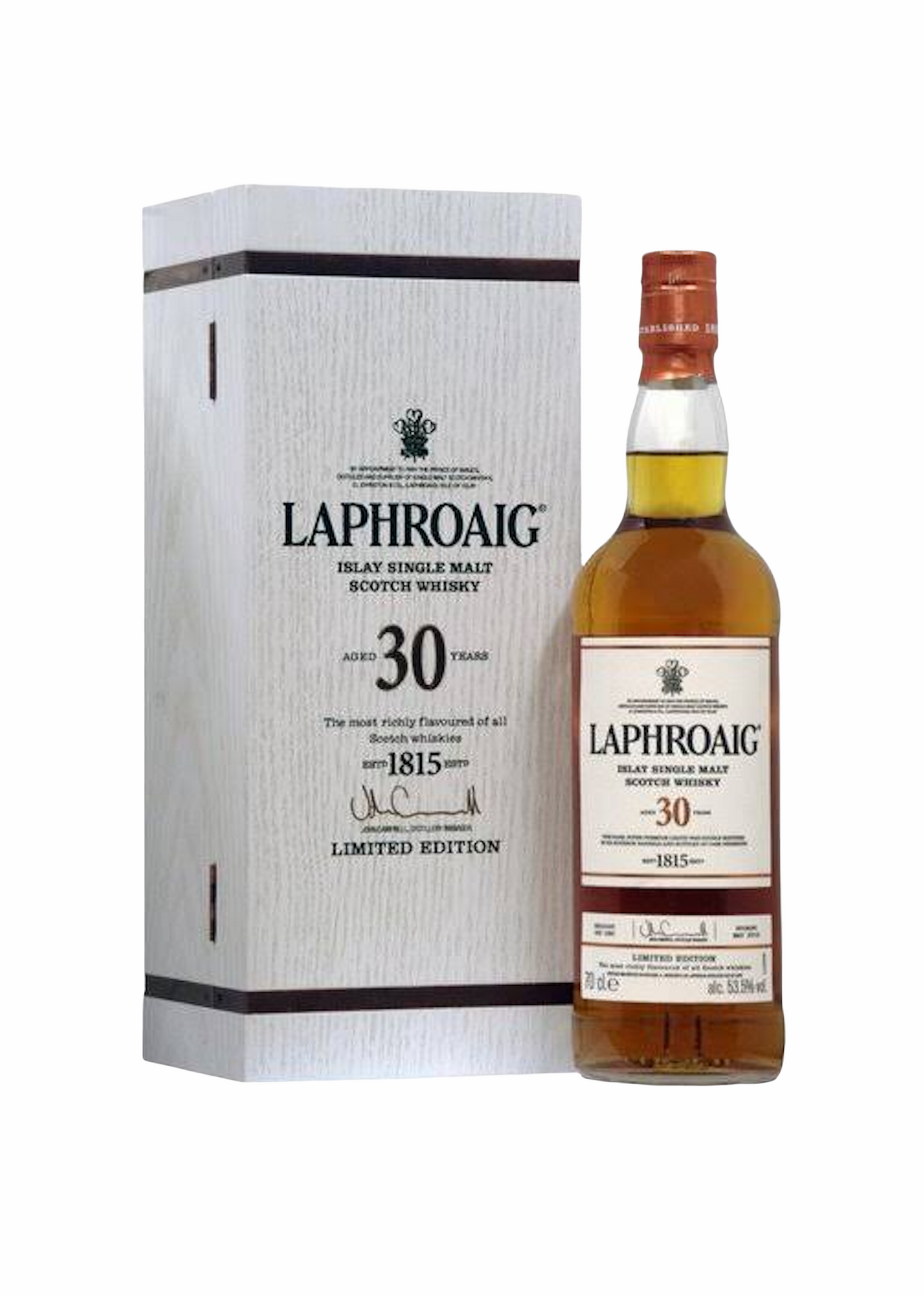LAPHROAIG 30 YEARS IAN HUNTER STORY 750 ML