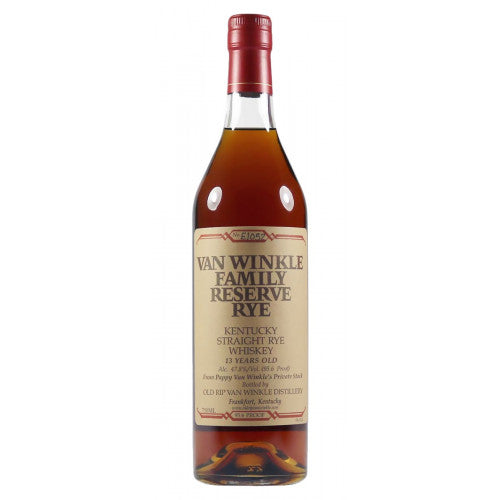 Old Rip Van Winkle Pappy Van Winkle's Family Reserve 13 Year Old Kentucky Straight Rye Whiskey 750ml