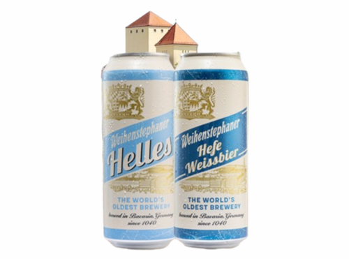 Weihenstephaner Hefe Weissbier 12Oz Can 4-Pack