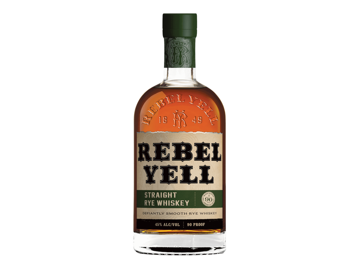 REBEL YELL STRAIGHT RYE WHISKEY 750 ML