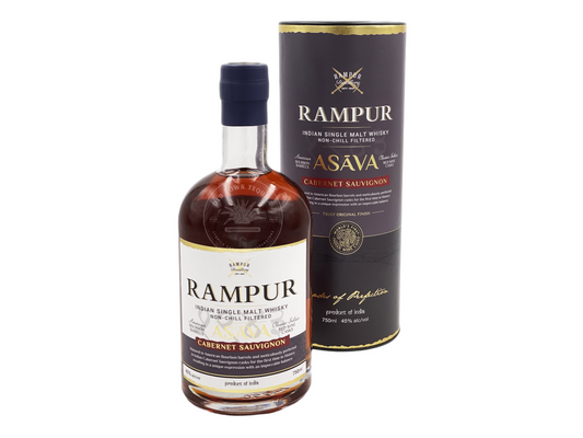 Rampur Asava Cabernet Sauvignon Finish Single Malt Whisky 750ml