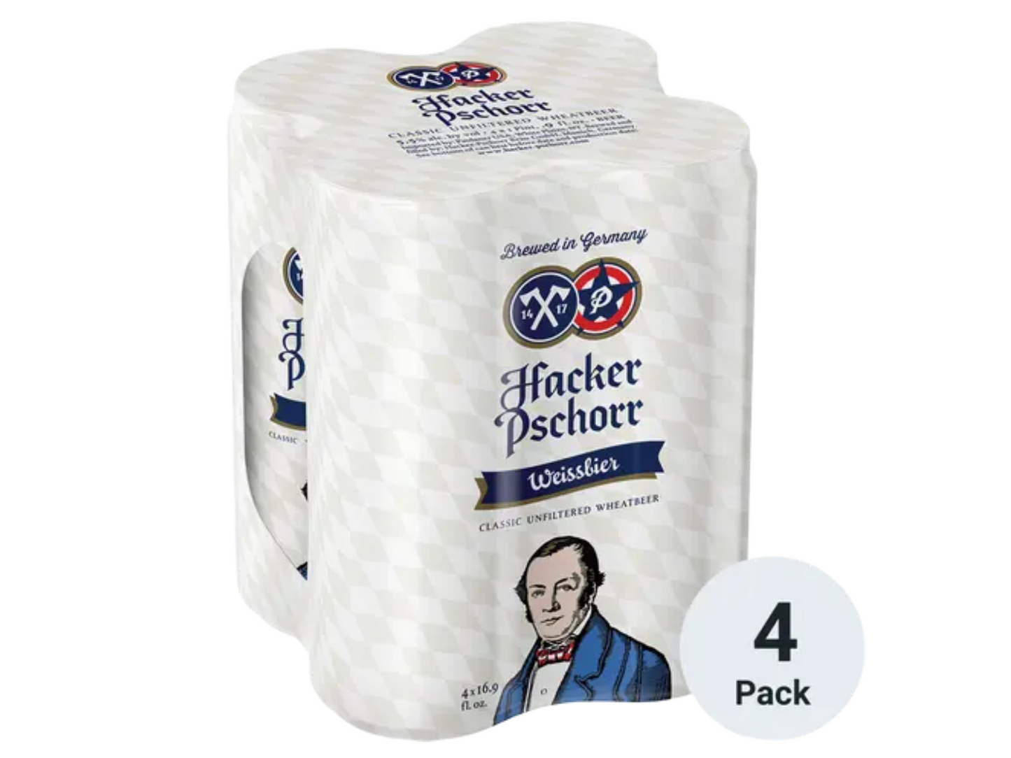 HACKER PSCHORR WEISSE 4 PACK