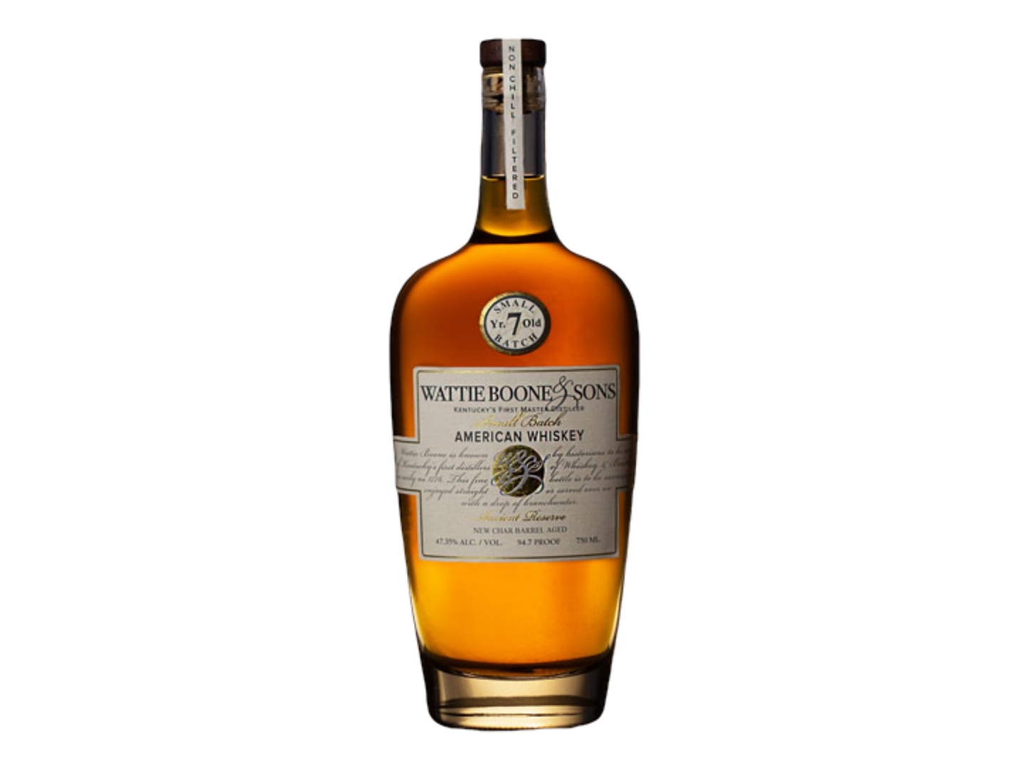 WATTIE BOONE & SONS STRAIGHT BOURBON 750 ML
