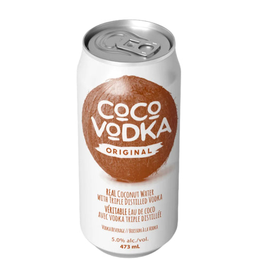 COCO VODKA WITH REAM COCONUT CANS- RTD 4-Pack