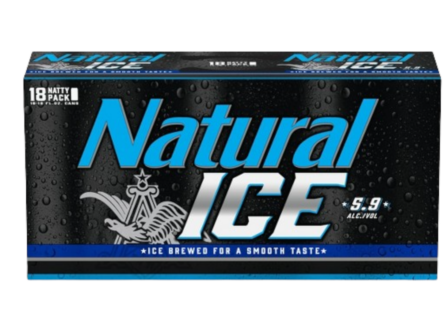 Natural Ice Beer 12-Oz Can 18-Pack