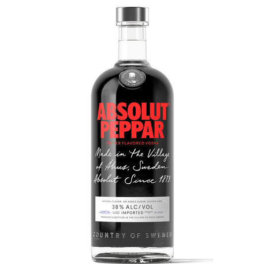 Absolut Peppar Pepper Flavored Vodka 750ml