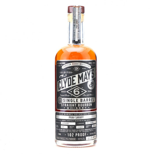 Clyde May's Single Barrel Aged 6 Years Straight Bourbon Whiskey 750ml