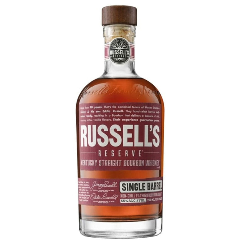 Russell's Reserve 10 Yrs Old Single Barrel Non Chill Filtered Kentucky Straight Bourbon Whiskey 750 ML