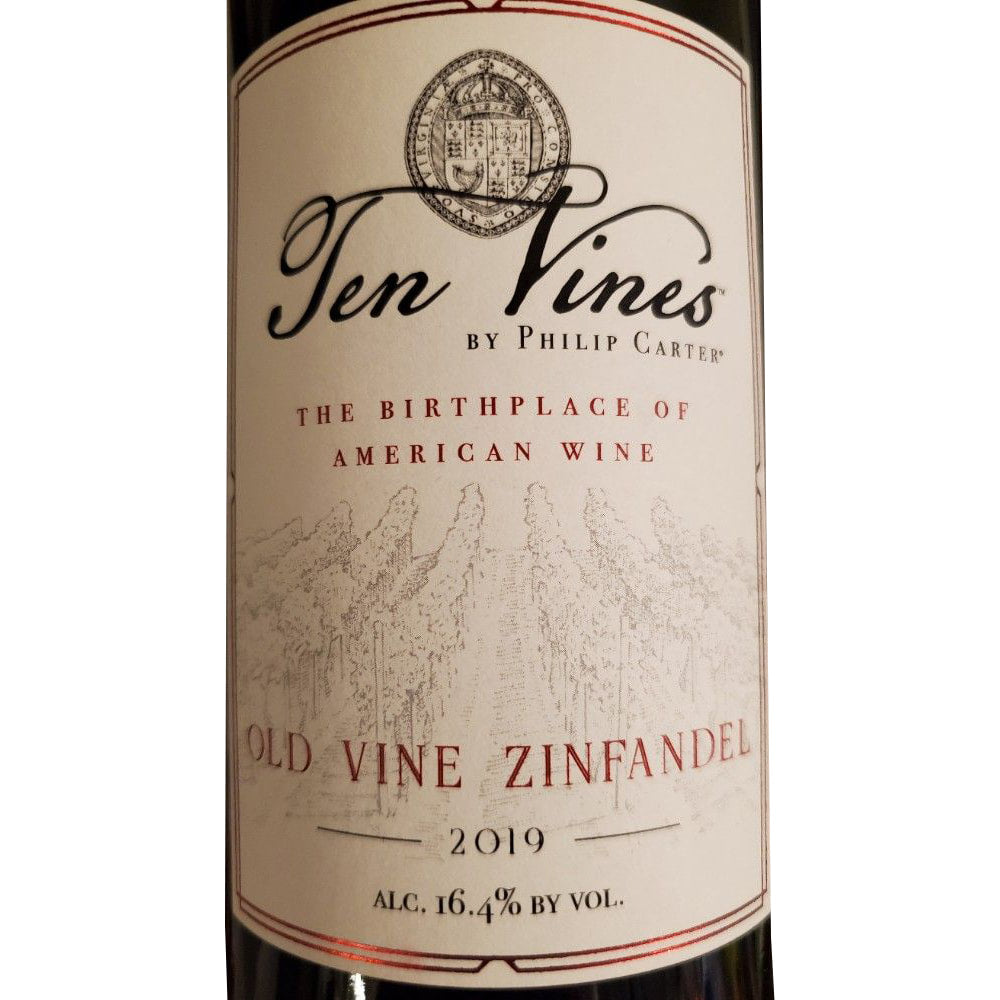 Philip Carter Winery Ten Vines Old Vines Zinfandel 750ml