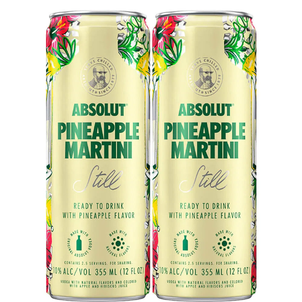 Absolut Pineapple Martini Cocktail 355ml