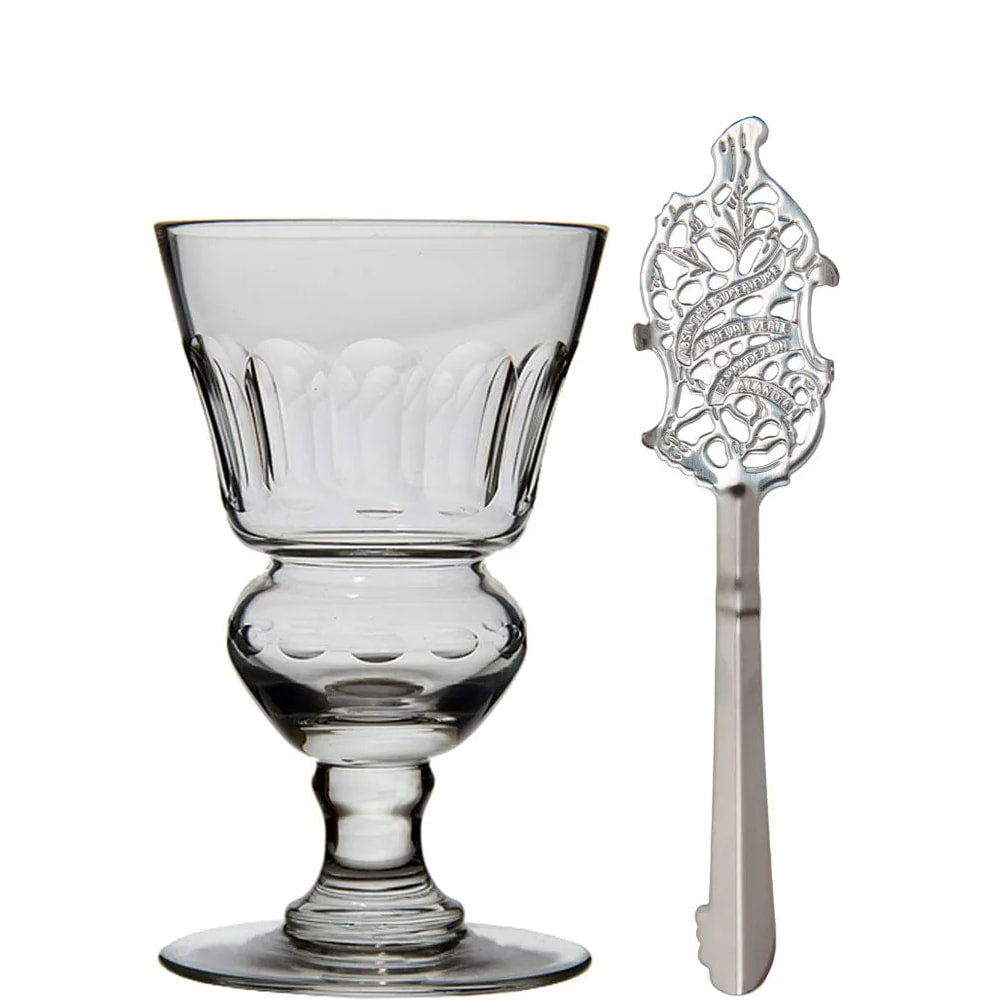 ABSINTHE GLASS & SPOON 750 ML