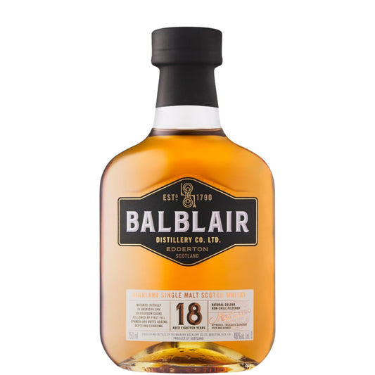 Balblair 18 Year Old Single Malt Scotch Whisky 750ml
