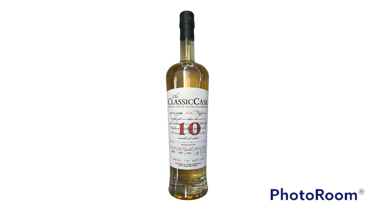 THE CLASSIC CASK 10 YEAR TOMATIN 750 ML