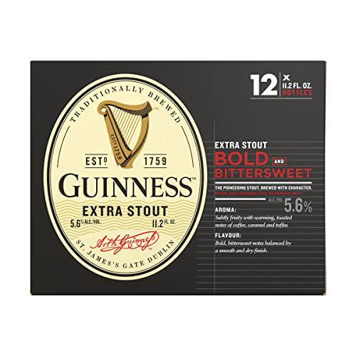 Guinness Extra Stout Beer 12 Fl Oz