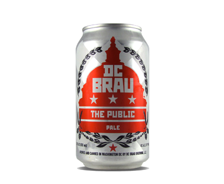 DC Brau Brewing The Public Pale Ale Beer 12-Oz Can 6-Pack