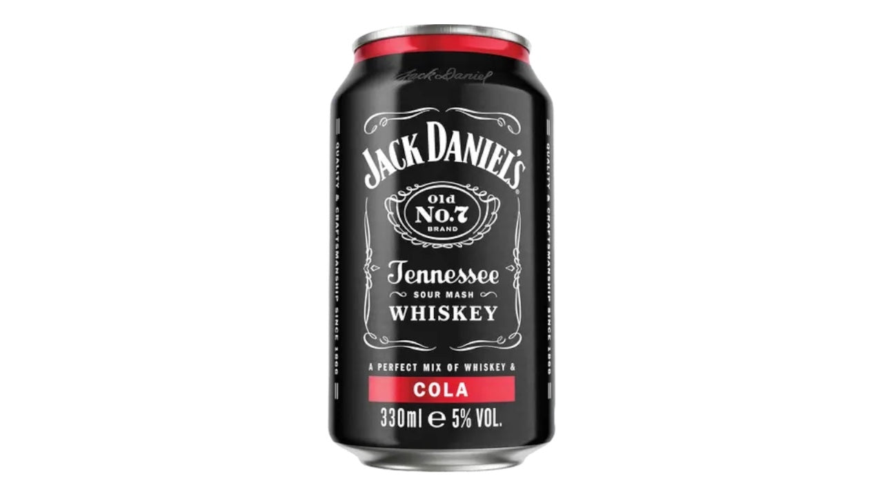 JACK DANIELS & COCA ZERO WHISKEY SODA MIX 4 PACK