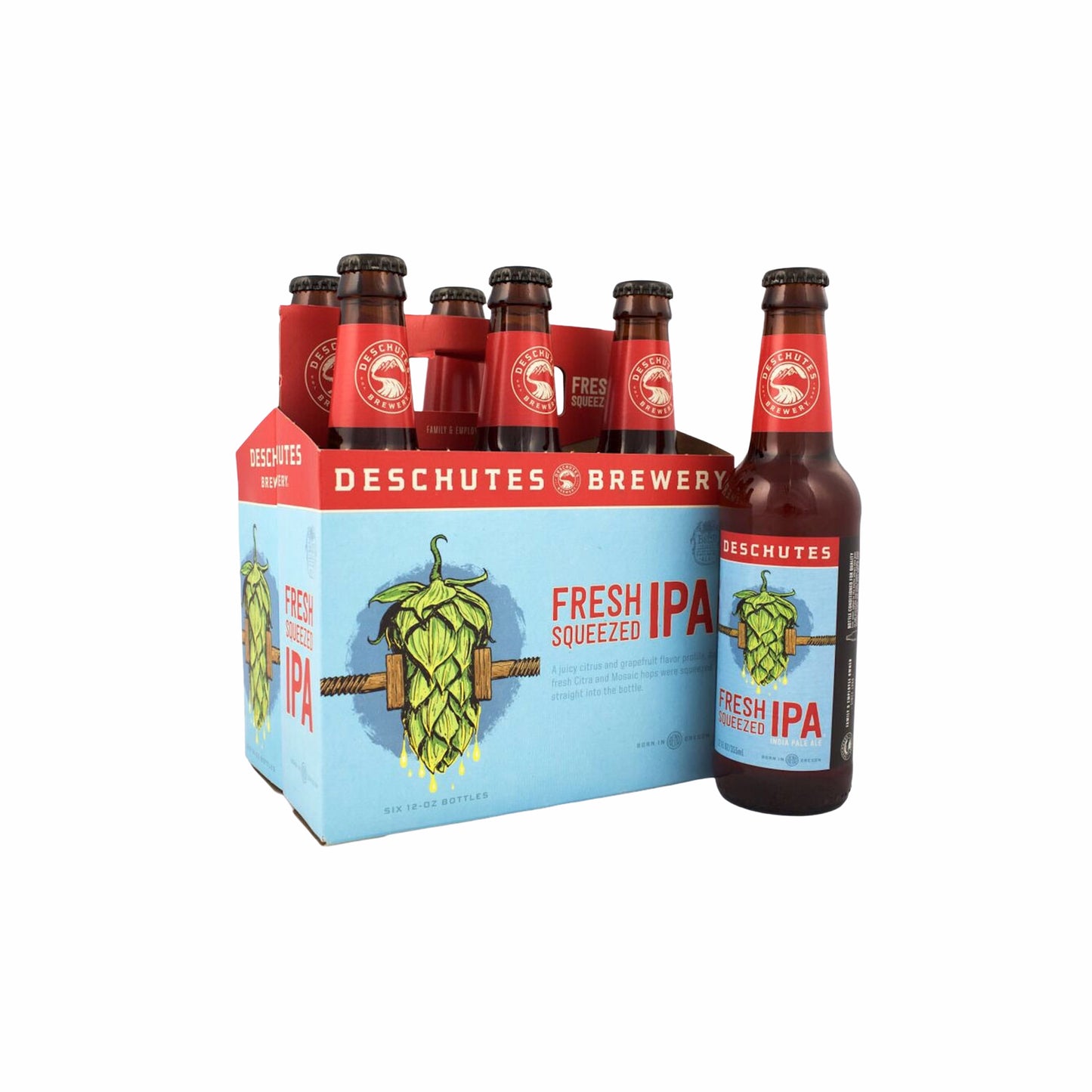 DESCHUTES BREWERY FRESH SQUEEZED 6 PACK BOTTLES