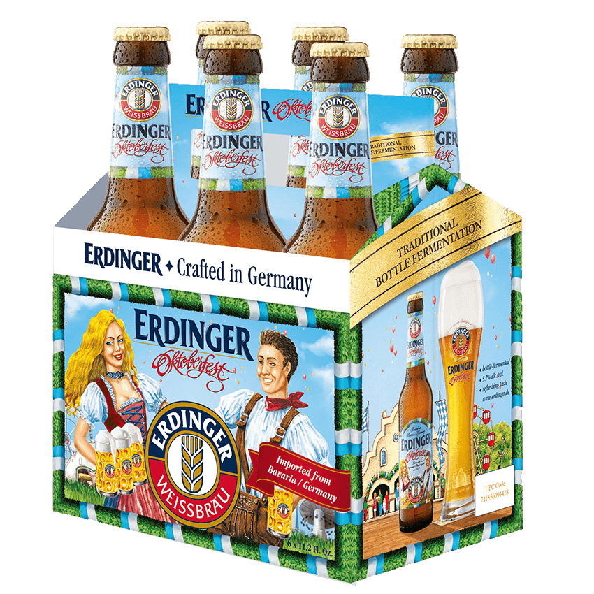 Erdinger Weissbrau Oktoberfest Weizen Bier 6-Pack