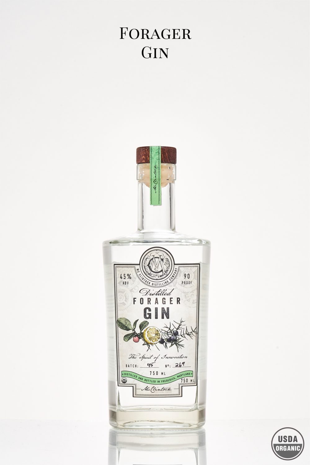 MC CLINTOCK DISTILLING CO FORAGER GIN 750 ML