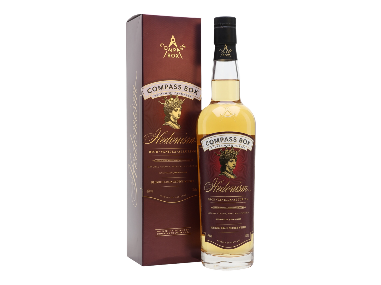 Compass Box Hedonism Blended Grain Scotch Whisky 750ml
