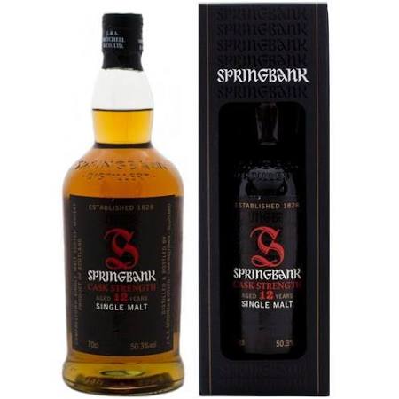 SPRINGBANK CASK STRENGTH 12 YEAR 750 ML