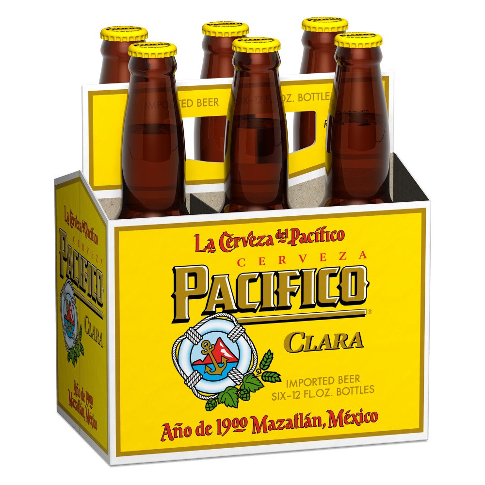Grupo Modelo Pacifico Clara Lager Beer 12-Oz Bottle 6-Pack
