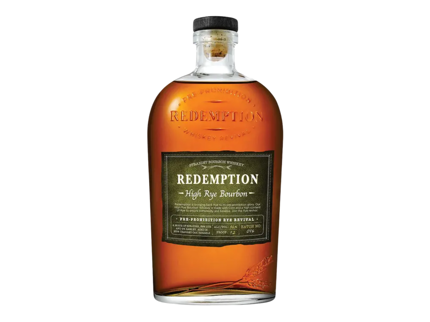 REDEMPTION HIGH RYE BOURBON 750 ML