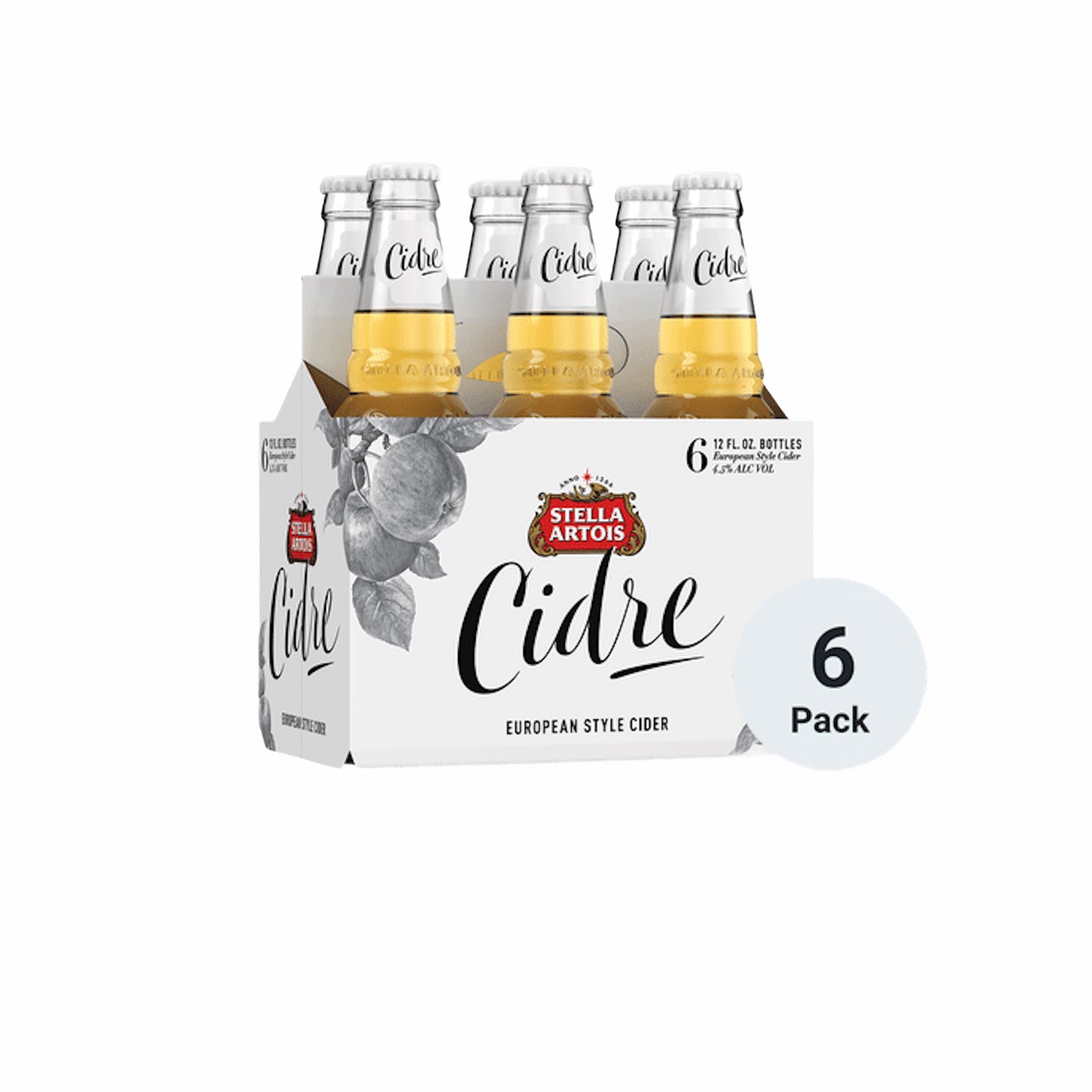 Stella Artois Cidre Cider 12-Oz Bottle 6-Pack